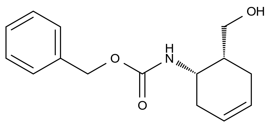 [124678-01-9]benzyl cis-(6-hydroxymethyl)cyclohex-3-enylcarbamate