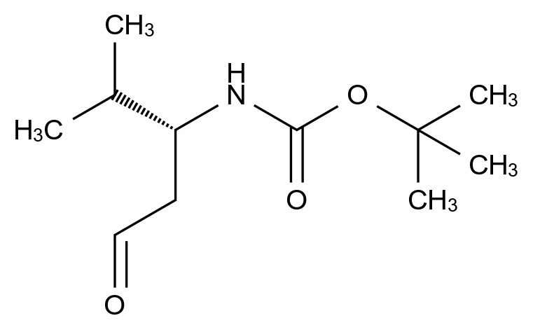 [124754-81-0]tert-butyl [(1R)-2-methyl-1-(2-oxoethyl)propyl]carbamate