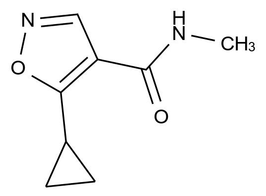 [124845-01-8]5-Cyclopropyl-N-methyl-1,2-oxazole-4-carboxamide