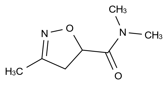 [124852-46-6]N,N,3-Trimethyl-4,5-dihydro-1,2-oxazole-5-carboxamide