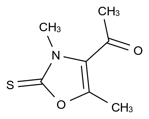 [124852-94-4]1-(3,5-Dimethyl-2-thioxo-2,3-dihydro-oxazol-4-yl)-ethanone