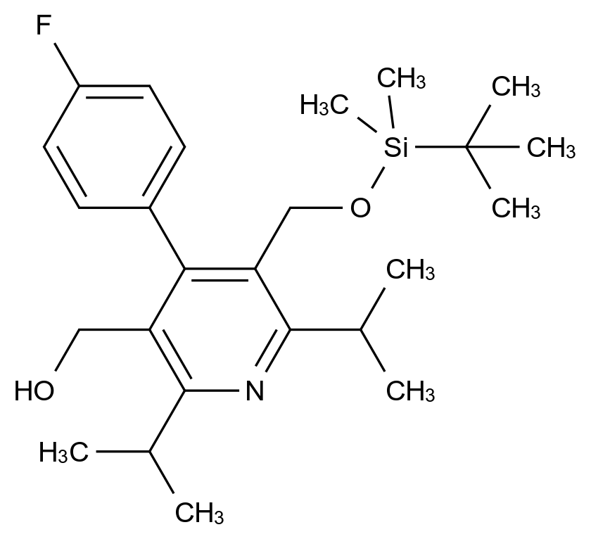 [124863-82-7][5-({[Dimethyl(2-methyl-2-propanyl)silyl]oxy}methyl)-4-(4-fluorop henyl)-2,6-diisopropy