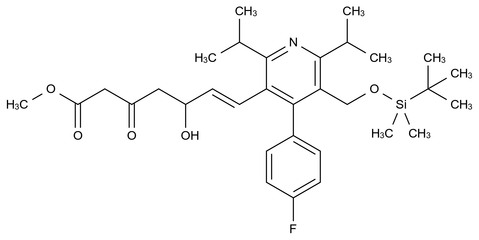 [124863-85-0]Methyl (6E)-7-[5-({[dimethyl(2-methyl-2-propanyl)silyl]oxy}methyl )-4-(4-fluorophenyl)-