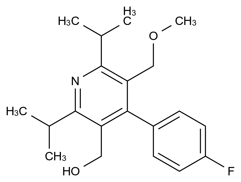 [124864-27-3][4-(4-fluorophenyl)-5-(methoxymethyl)-2,6-di(propan-2-yl)pyridin-3-yl]methanol