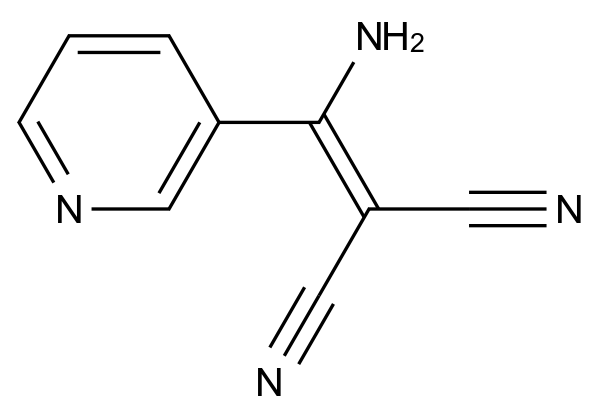 [124883-64-3]2-[amino(pyridin-3-yl)methylidene]propanedinitrile