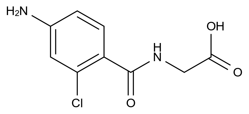 [124894-97-9]2-(4-amino-2-chlorobenzamido)acetic acid