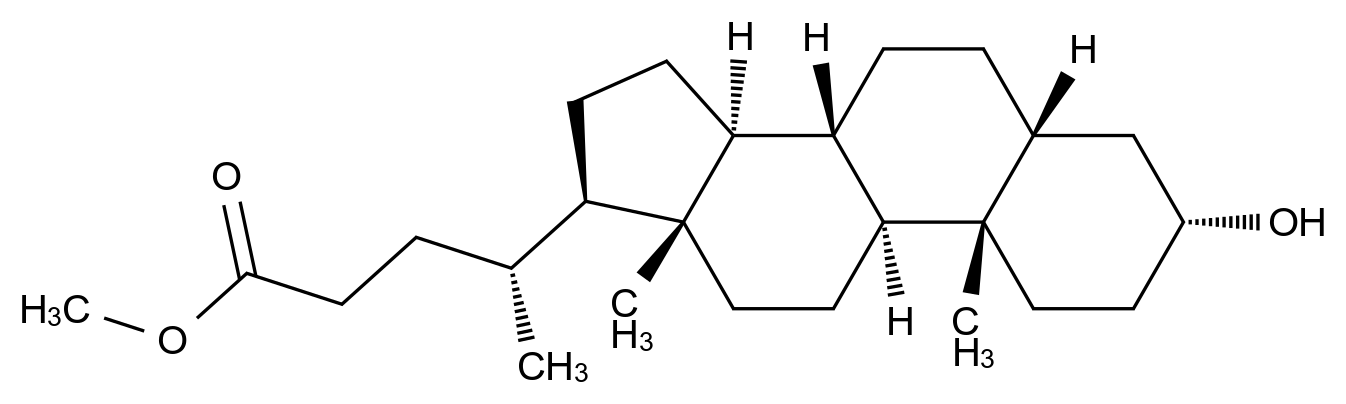 [1249-75-8]3-α-HYDROXY-5-β-CHOLAN-24-OIC ACID METHYL ESTER