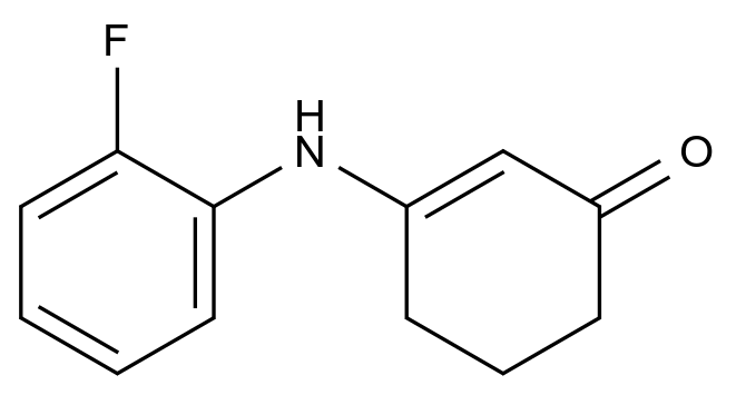 [124907-00-2]3-[(2-fluorophenyl)amino]cyclohex-2-en-1-one