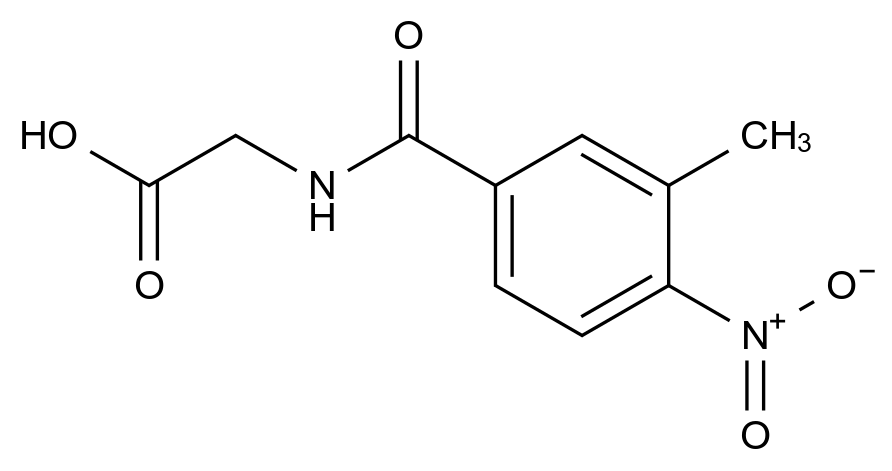 [124924-36-3]N-(3-Methyl-4-nitrobenzoyl)glycine