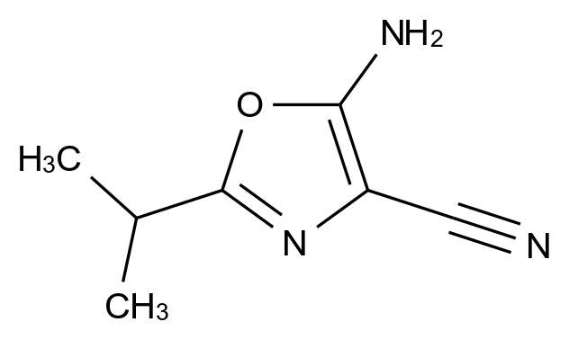 [124927-63-5]5-Amino-2-isopropyl-1,3-oxazole-4-carbonitrile