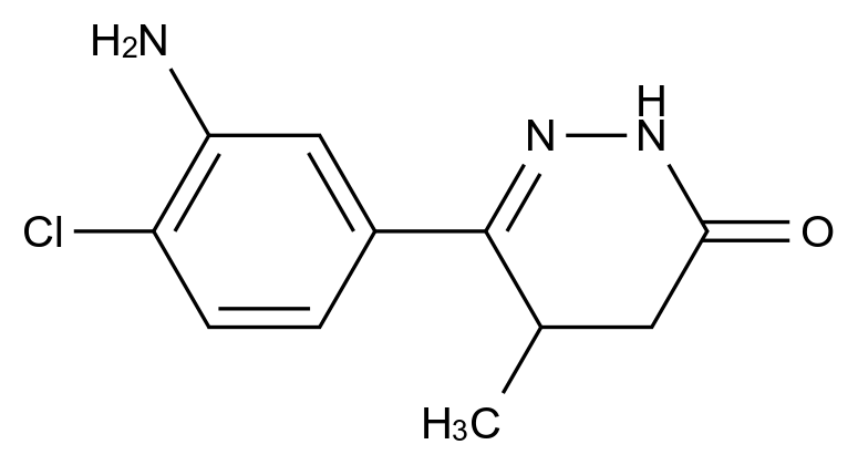 [124939-47-5]3-(3-amino-4-chlorophenyl)-4-methyl-4,5-dihydro-1H-pyridazin-6-one