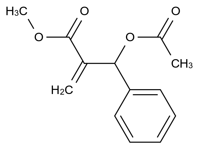 [124957-36-4]methyl 2-[acetyloxy(phenyl)methyl]prop-2-enoate