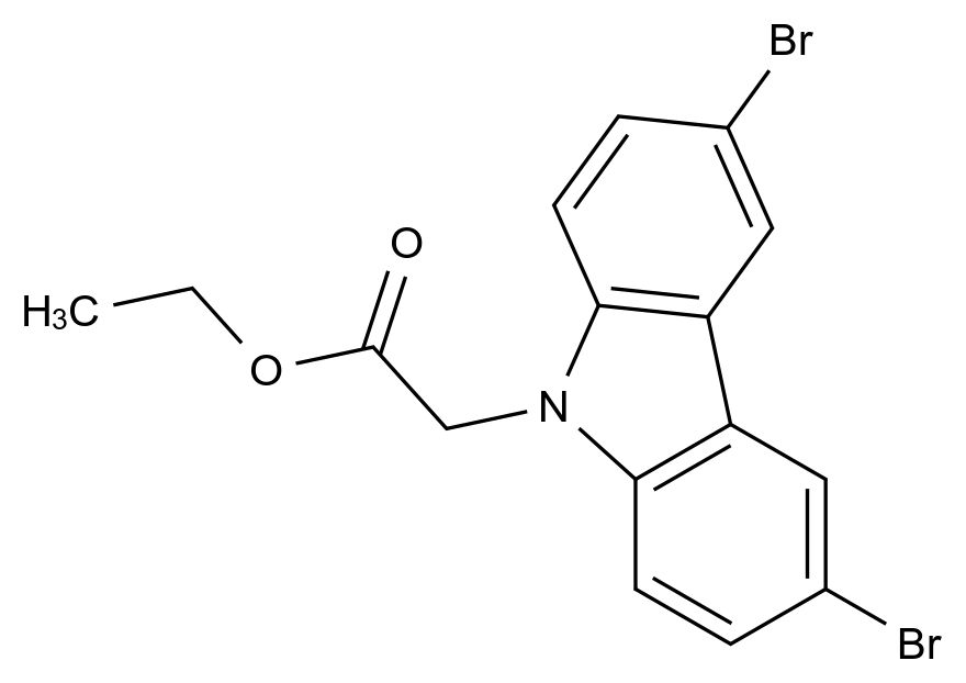 [124985-06-4]ethyl 2-(3,6-dibromocarbazol-9-yl)acetate