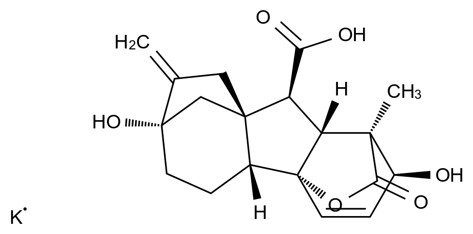 [125-67-7]potassium gibberellate