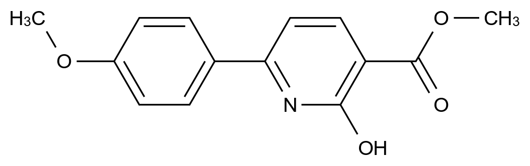 [125031-50-7]Methyl 6-(4-methoxyphenyl)-2-oxo-1,2-dihydro-3-pyridinecarboxylate