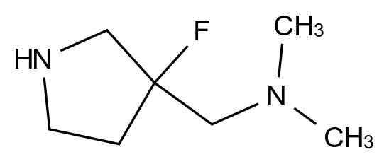 [125032-78-2]1-(3-Fluoro-3-pyrrolidinyl)-N,N-dimethylmethanamine