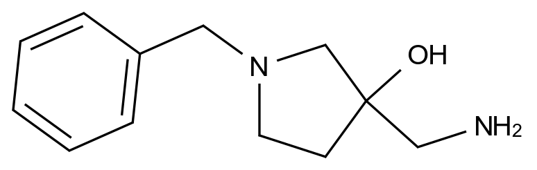 [125033-36-5]3-aminomethyl-1-benzyl-3-hydroxypyrrolidine