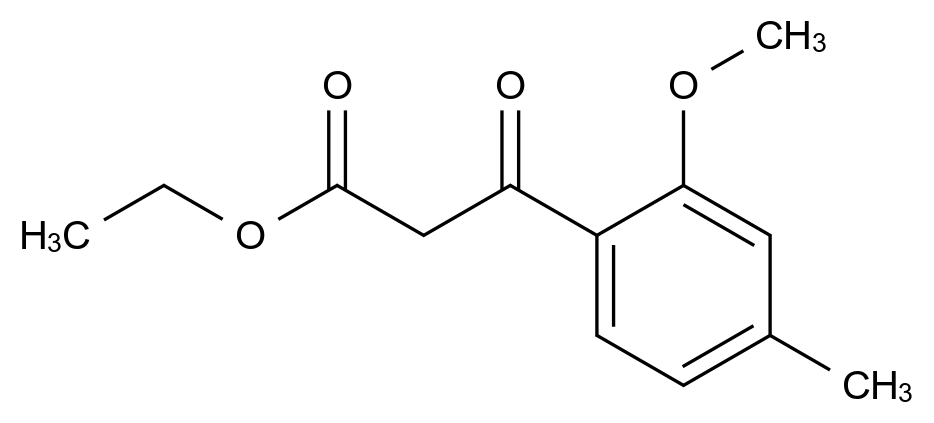 [125041-96-5]Ethyl 3-(2-Methoxy-4-methylphenyl)-3-oxopropanoate