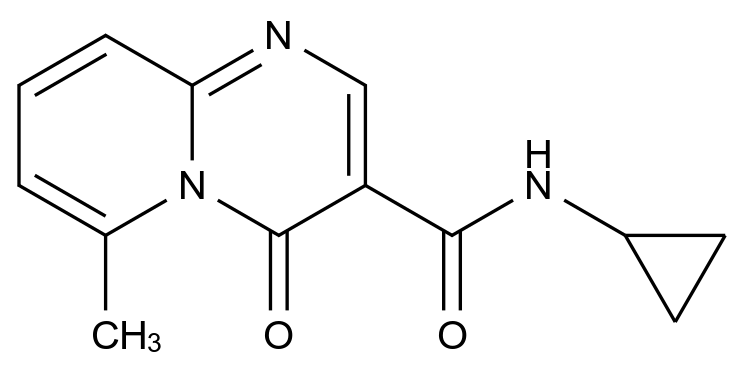 [125055-61-0]N-cyclopropyl-6-methyl-4-oxopyrido[1,2-a]pyrimidine-3-carboxamide