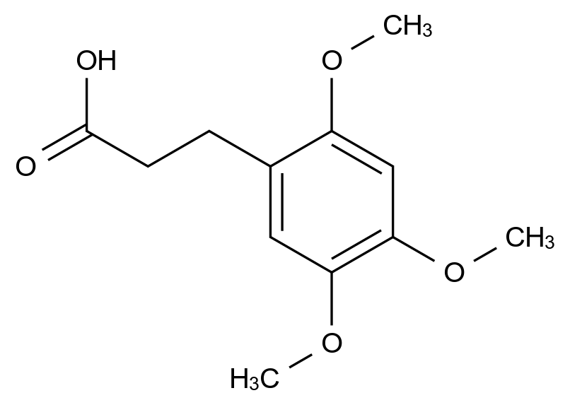 [125438-30-4]3-(2,4,5-trimethoxyphenyl)propionic acid