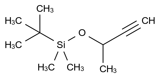 [125494-93-1]tert-butyl-but-3-yn-2-yloxy-dimethylsilane