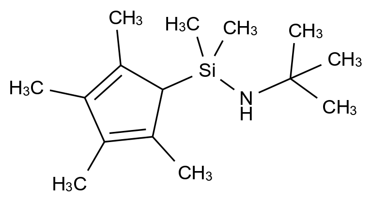 [125542-04-3]N-[dimethyl-(2,3,4,5-tetramethylcyclopenta-2,4-dien-1-yl)silyl]-2-methylpropan-2-amine