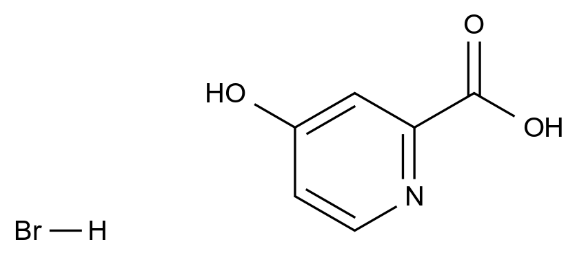 [125545-96-2]4-Hydroxy-2-pyridinecarboxylic acid hydrobromide (1:1)