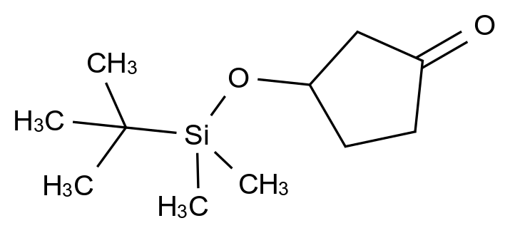 [125549-11-3]3-[tert-butyl(dimethyl)silyl]oxycyclopentan-1-one