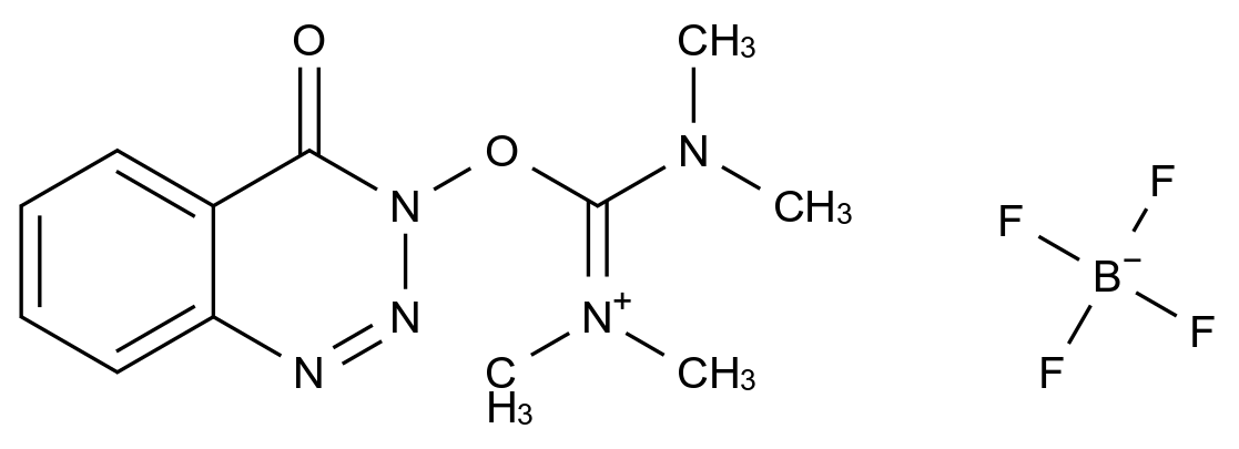 [125700-69-8]N,N,N,N-Tetramethyl-O-(3,4-Dihydro-4-Oxo-1,2,3-Benzotriazin-3-yl)Uronium Tetrafluorobor