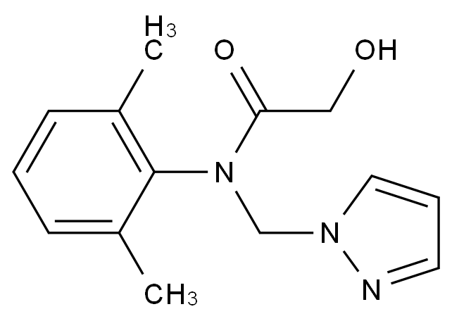 [125709-81-1]2-hydroxy-N-(2,6-dimethylphenyl)-N-(1H-pyrazol-1-ylmethyl)-acetamide