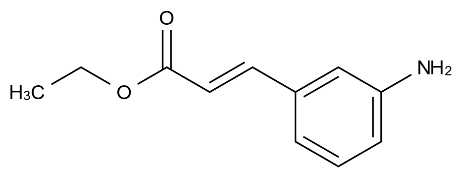 [125872-97-1]ethyl 3-(3-aminophenyl)prop-2-enoate