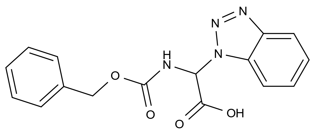 [124676-19-3]2-(benzotriazol-1-yl)-2-(phenylmethoxycarbonylamino)acetic acid