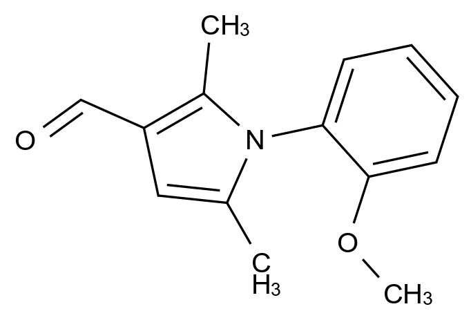 [124678-35-9]1-(2-methoxyphenyl)-2,5-dimethylpyrrole-3-carbaldehyde