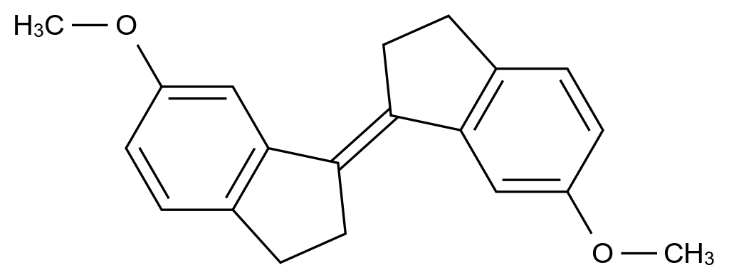 [124688-03-5](E)-6,6'-dimethoxy-2,2',3,3'-tetrahydro-1,1'-biindenylidene