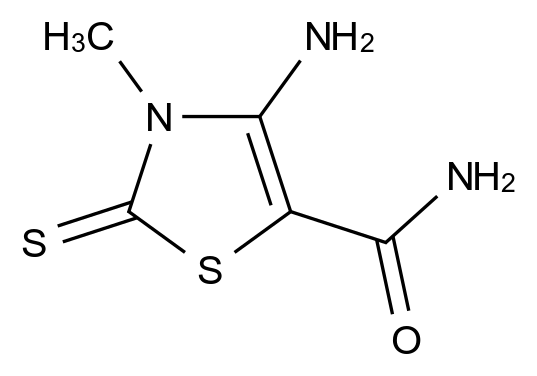 [124724-65-8]4-Amino-3-methyl-2-thioxo-2,3-dihydro-1,3-thiazole-5-carboxamide