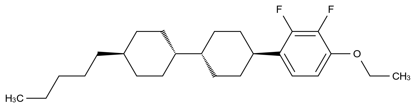 [124728-81-0]1-ethoxy-2,3-difluoro-4-[4-(4-pentylcyclohexyl)cyclohexyl]benzene