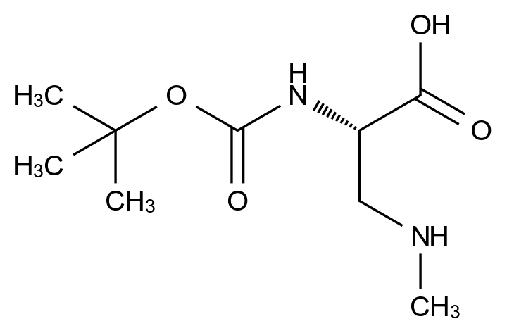 [124730-14-9]N2-tert-butoxycarbonyl-N3-methyl-L-2,3-diaminopropanoic acid