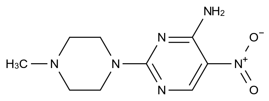 [124732-29-2]2-(4-methylpiperazin-1-yl)-5-nitropyrimidin-4-amine