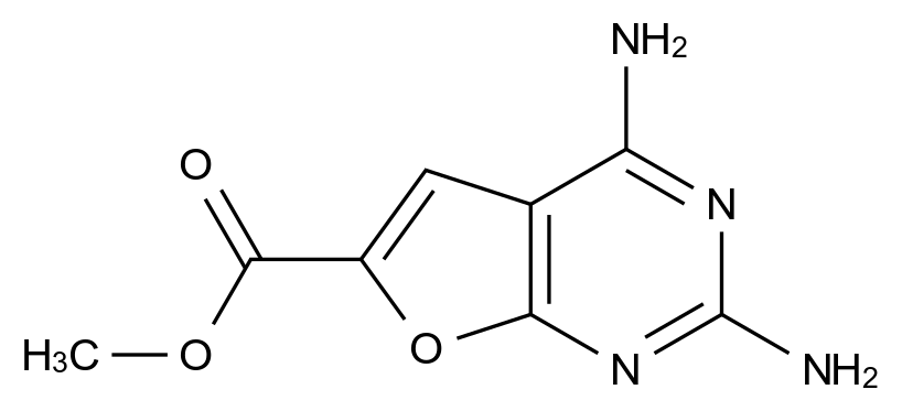 [124738-77-8]Methyl 2,4-diaminofuro[2,3-d]pyrimidine-6-carboxylate