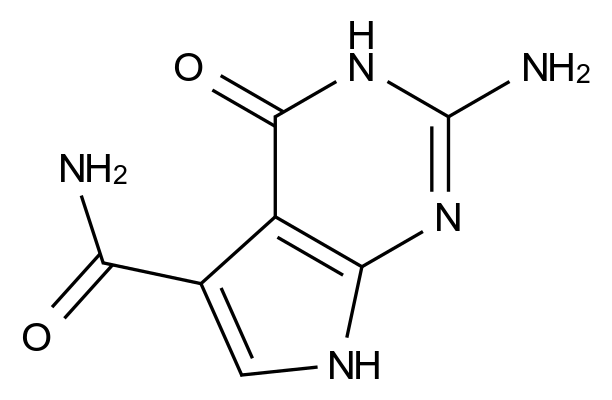 [124738-80-3]2-Amino-4-oxo-4,7-dihydro-3H-pyrrolo[2,3-d]pyrimidine-5-carboxami de