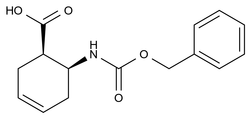 [124753-65-7]cis-2-(benzyloxycarbonylamino)-4-cyclohexene-1-carboxylic acid