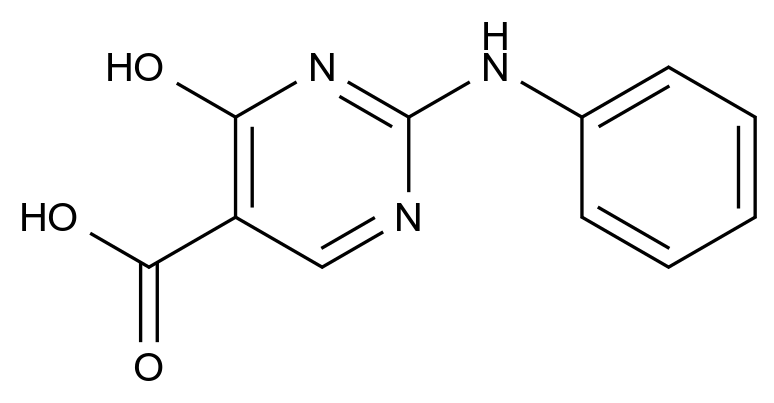 [124769-60-4]2-anilino-6-oxo-1H-pyrimidine-5-carboxylic acid