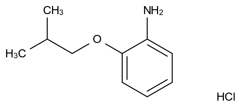 [124769-90-0]2-(2-methylpropoxy)aniline,hydrochloride