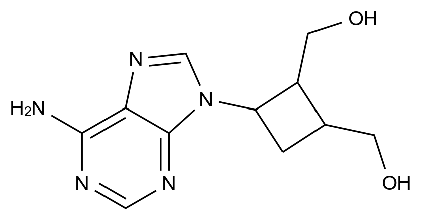 [124770-85-0](+/-)-9-<(1β,2α,3β)-2,3-bis(hydroxymethyl)-1-cyclobutyl>adenine