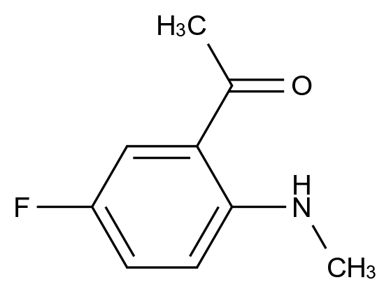 [124958-74-3]1-[5-Fluoro-2-(methylamino)phenyl]ethanone