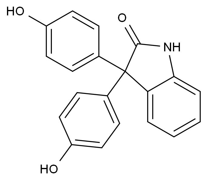 [125-13-3]3,3-bis(4-hydroxyphenyl)-1H-indol-2-one