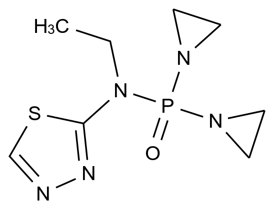 [125-45-1]N-[bis(aziridin-1-yl)phosphoryl]-N-ethyl-1,3,4-thiadiazol-2-amine