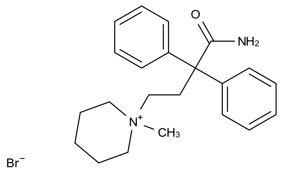 [125-60-0]4-(1-methylpiperidin-1-ium-1-yl)-2,2-diphenylbutanamide,bromide