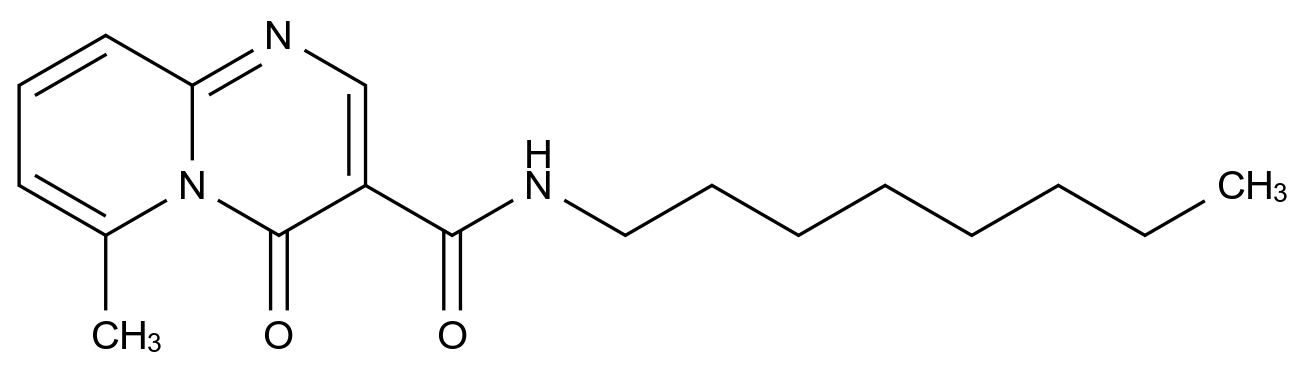 [125055-59-6]6-methyl-N-octyl-4-oxopyrido[1,2-a]pyrimidine-3-carboxamide