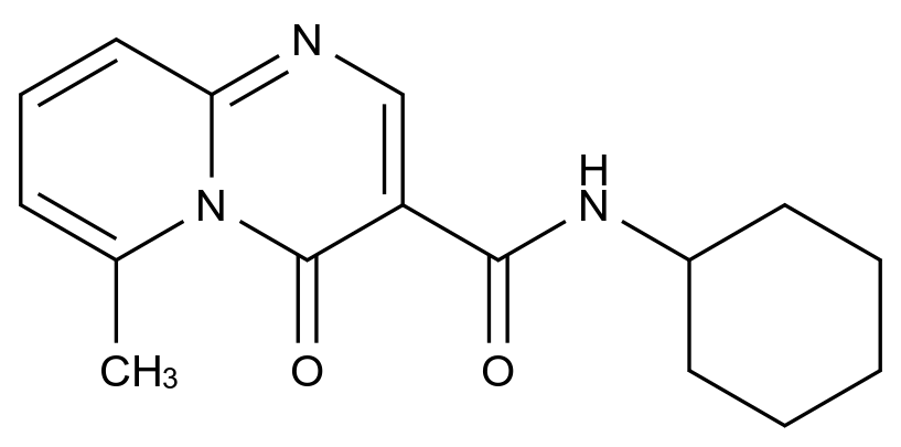 [125055-63-2]N-cyclohexyl-6-methyl-4-oxopyrido[1,2-a]pyrimidine-3-carboxamide